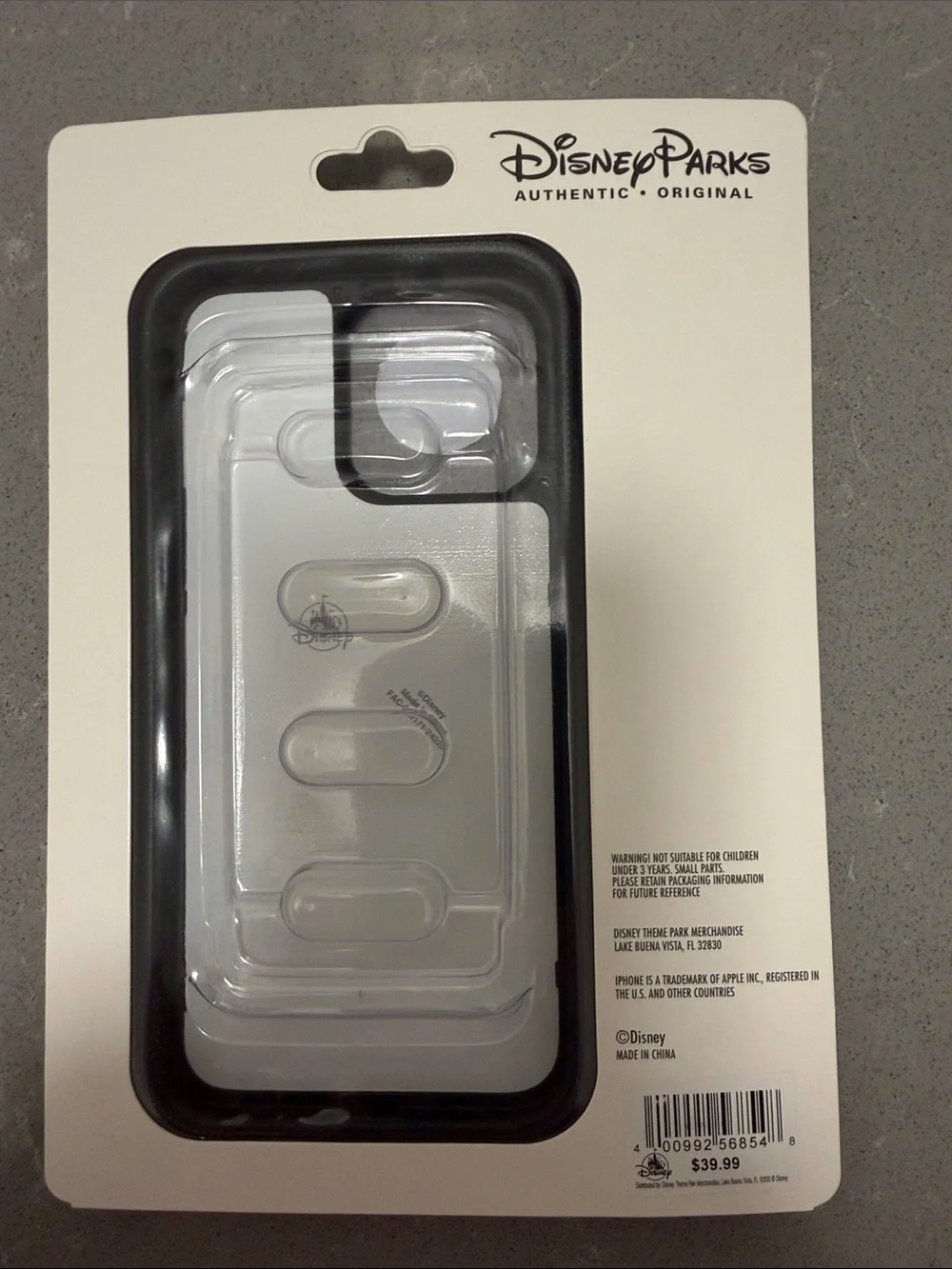 Disney Parks 3-D Effect Holiday iPhone 14/15 Pro Max Case - Red/Brown/Gray